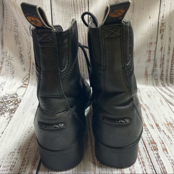 Ariat 4LR Combat Boots Black Size 5.5 - Picture 4 of 8